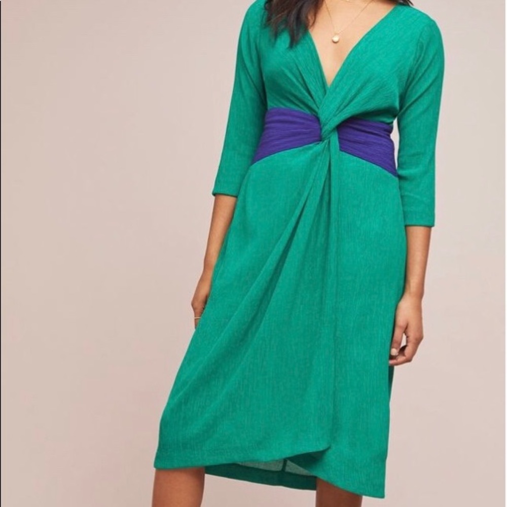 Anthropologie Moulinette Soeurs tie dress